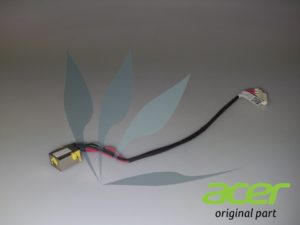 Connecteur d'alimentation carte mère sur câble 65W neuf d'origine Acer pour Acer Aspire V7-481