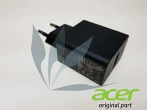 Adaptateur 10W neuf d'origine Acer pour Acer Iconia B3-A40 (s'utilise avec un câble type micro USB Acer)