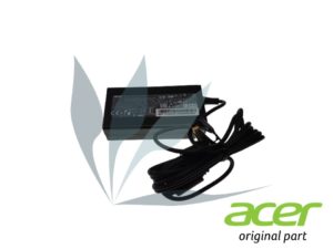 Chargeur d'origine constructeur pour Acer Aspire 5737, 65W