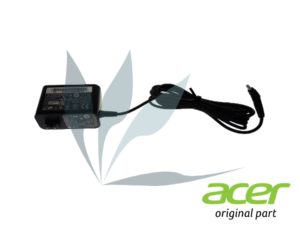 Chargeur 18W noir neuf d'origine Acer pour Acer Switch SW5-017P (attention, vendu sans le clip)
