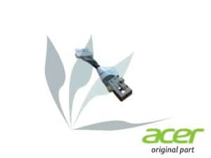 Connecteur d'alimentation carte mère sur câble 65W  neuf d'origine Acer pour Acer Aspire EV14-51