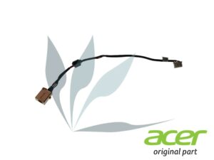 Connecteur d'alimentation carte mère sur câble 65W neuf d'origine Acer pour Acer Travelmate TMP256-MG