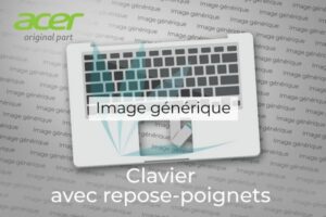 Clavier français avec plasturgie repose-poignets noire neuve d'origine Acer pour Acer Iconia S1003P