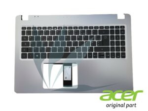 Clavier français rétro-éclairé avec repose-poignets argent neuf d'origine Acer pour Acer Aspire A515-43